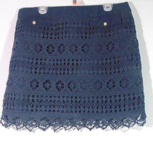 Joe Fresh lace crochet skirt size 16